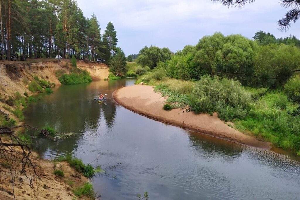 Байдарочный тур по реке Киржач