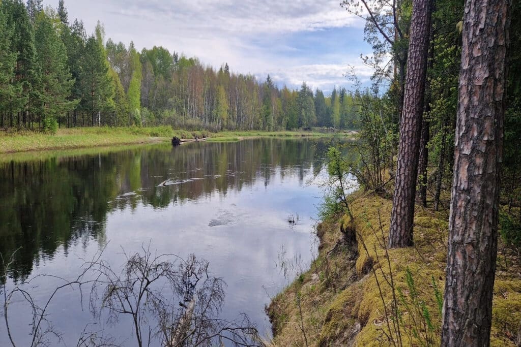 Байдарочный поход по реке Лух